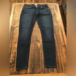 Hudson Jeans Skinny Dark Indigo Stretch Denim